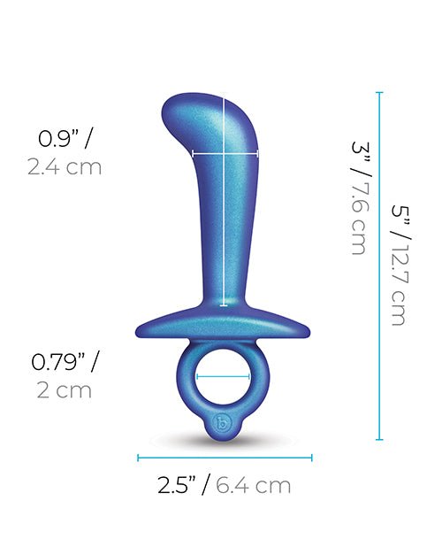b - Vibe Thumb Silicone Prostate Plug - Pleasura
