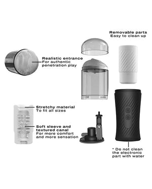 Dorcel Thrust Blow Automatic Masturbator - Black - Pleasura