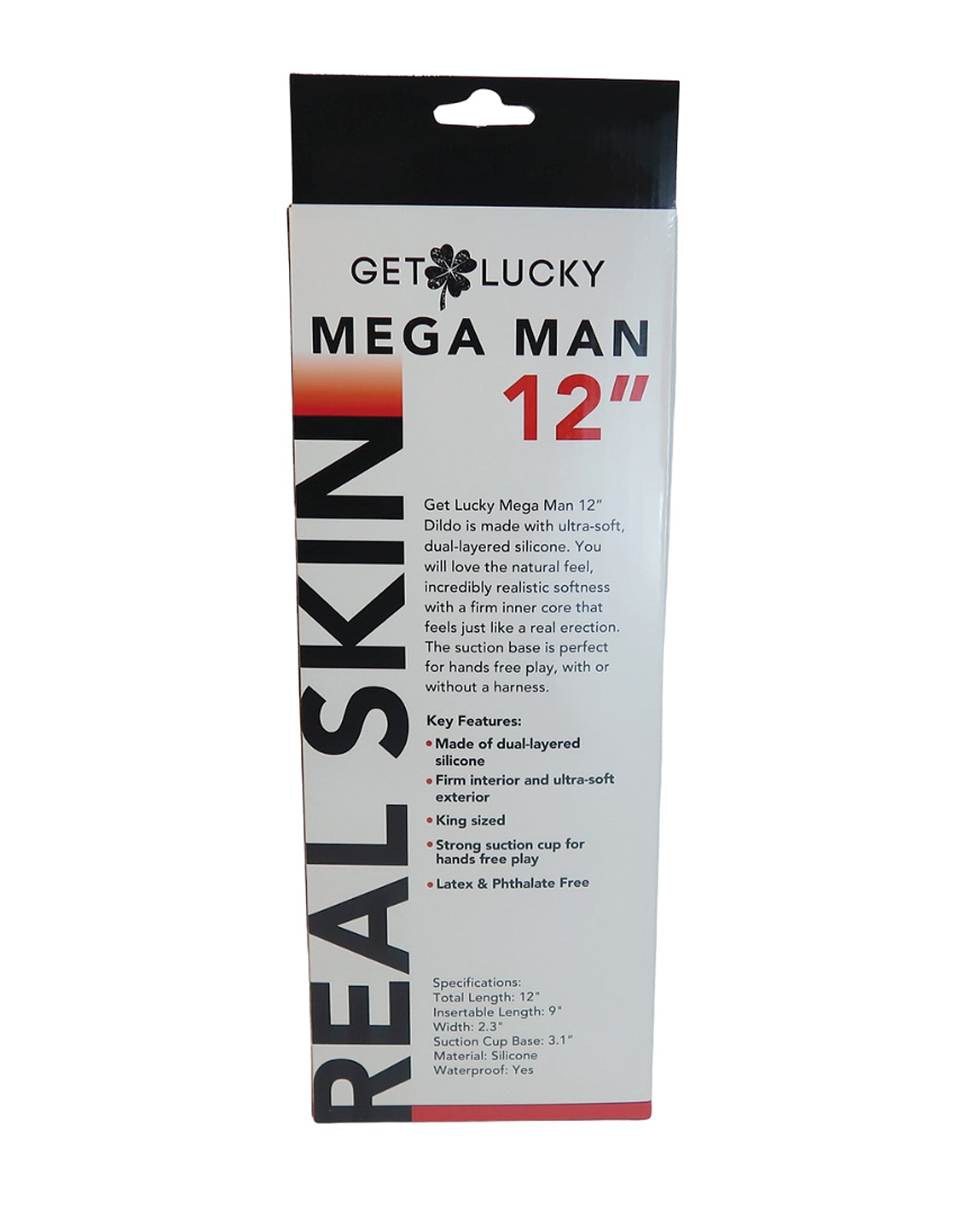 Get Lucky 12" Real Skin Series Mega Man - Flesh - Pleasura