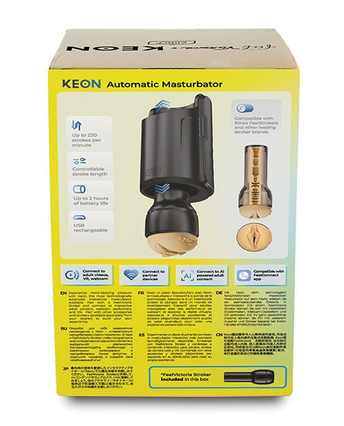 Kiiroo Keon Feel Stars Collection Stroker Combo Set - Victoria June - Pleasura
