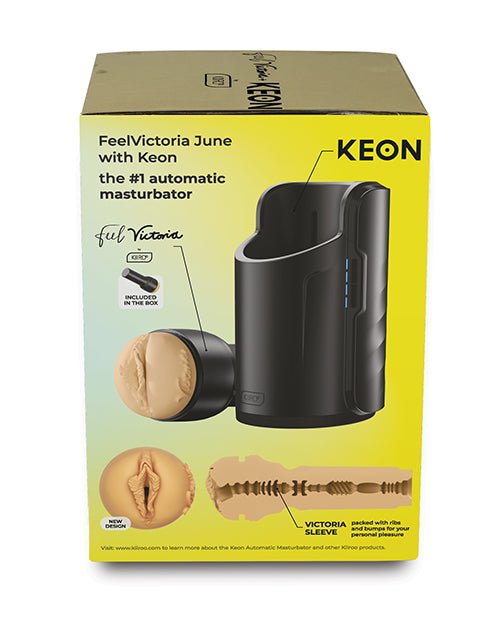 Kiiroo Keon Feel Stars Collection Stroker Combo Set - Victoria June - Pleasura