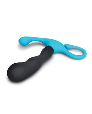 P - Spot Curl Hands - Free Curved Silicone Prostate Massager - Pleasura