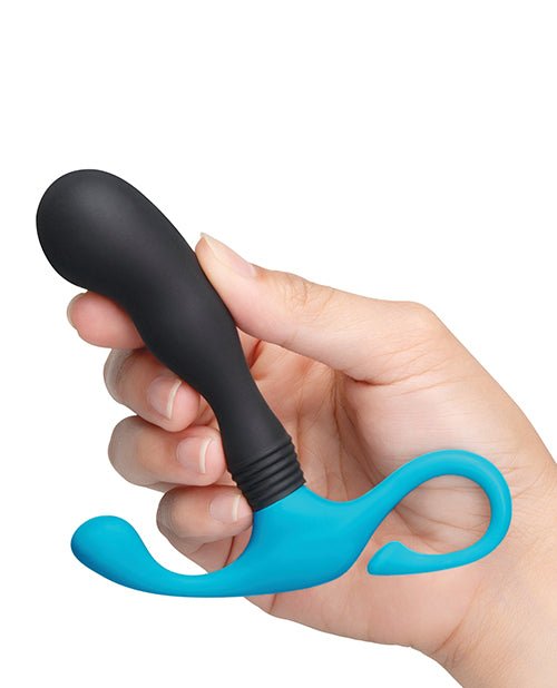 P - Spot Curl Hands - Free Curved Silicone Prostate Massager - Pleasura